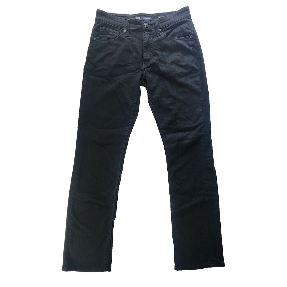 Buckle Men's Slim Straight Jeans - Black